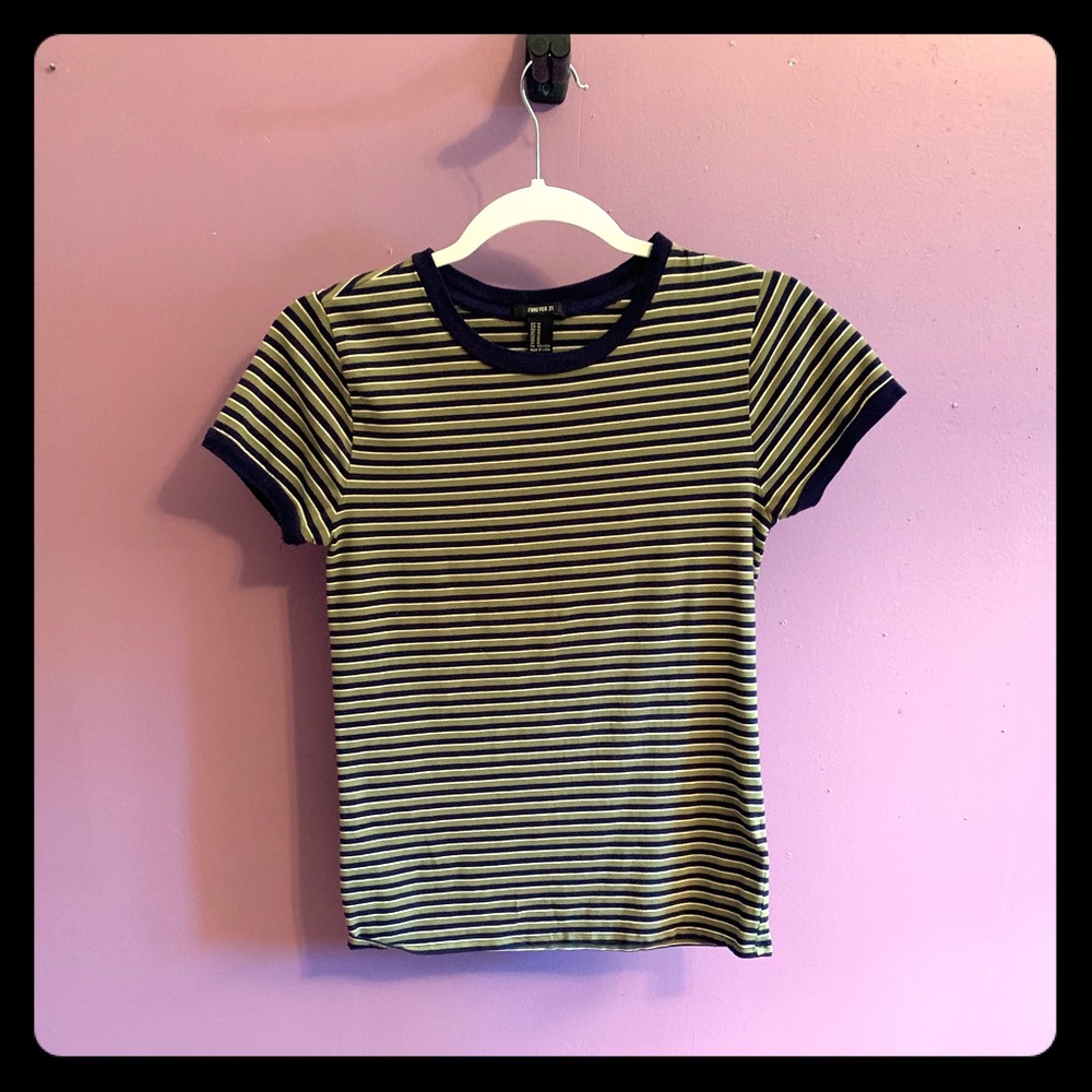 Tight striped t-shirt